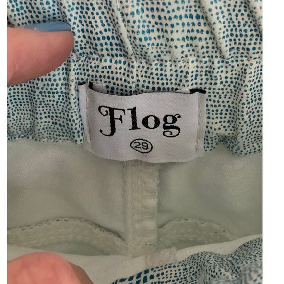 BEVY FLOG SHELY AQUA SNAKE PANTS size 29 - Picture 5 of 9